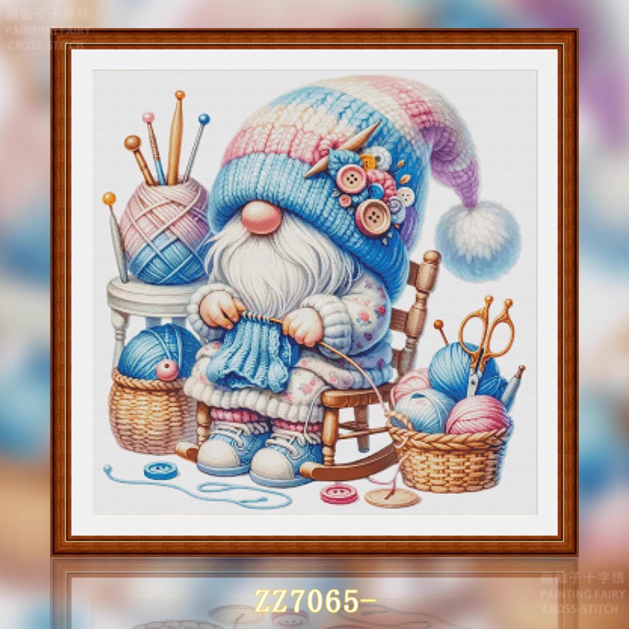 【ZZ7065- Weaving Dwarfs】 Painting Fairy Cross Stitch