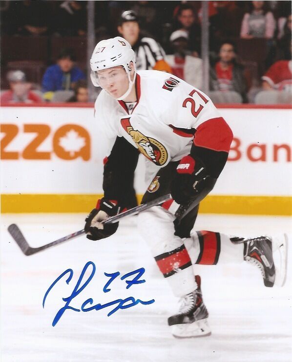 Ottawa Senators Curtis Lazar Signed Autographed Photo Poster painting 8x10 COA D