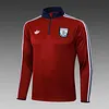 2025/2026 Arsenal Half-Pull Training Suit Deep Red Football Shirt 1:1 Thai Quality