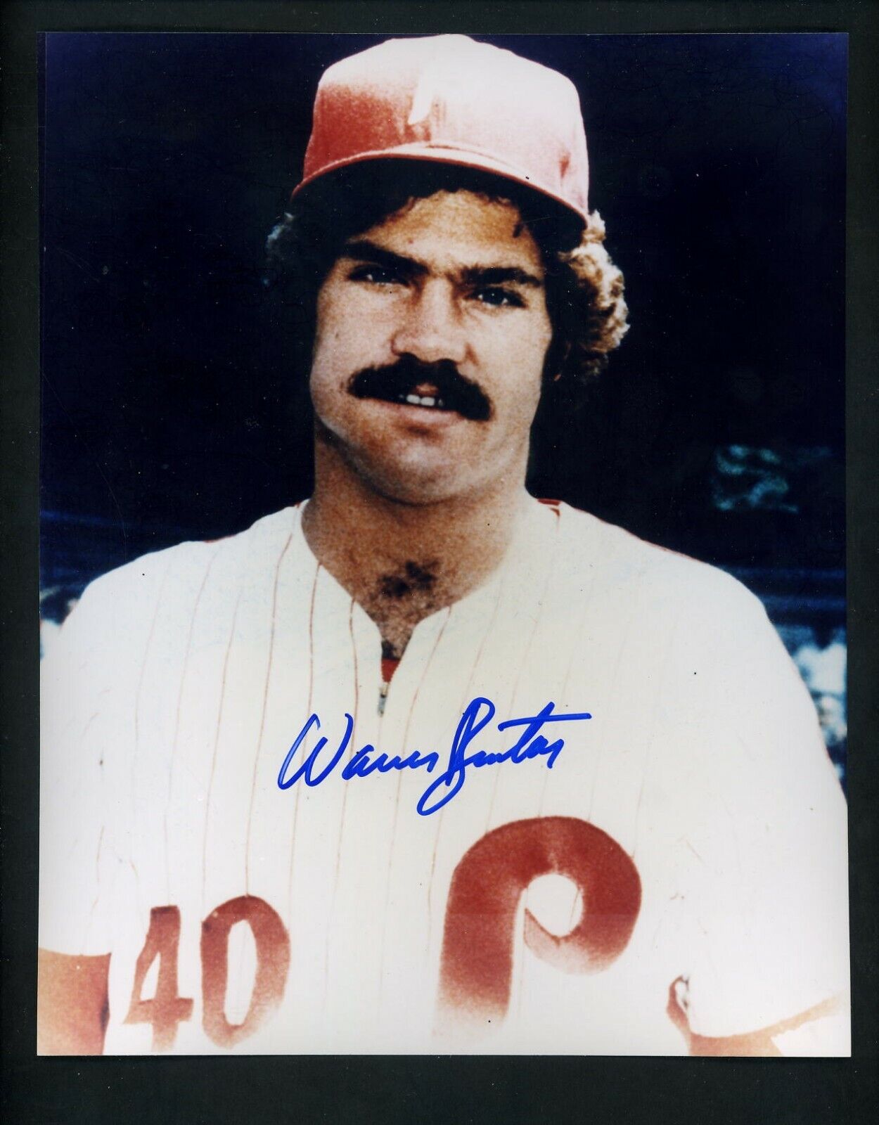 Warren Brusstar Signed 8 x 10 Photo Poster painting Philadelphia Phillies  SHIPPING