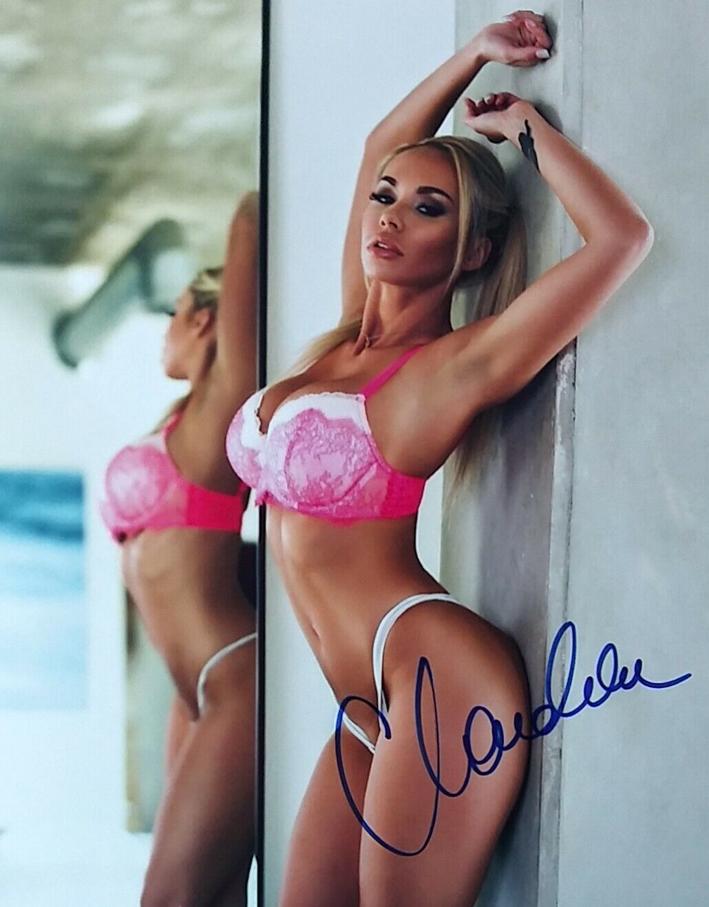 Claudia Fijal signed 8 x 10