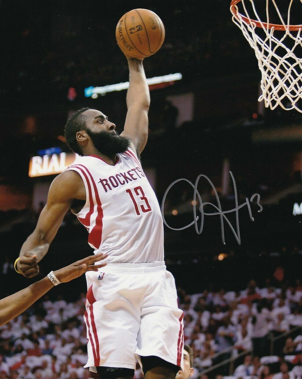 James Harden Autographed Signed 8x10 Photo Poster painting ( Rockets ) REPRINT