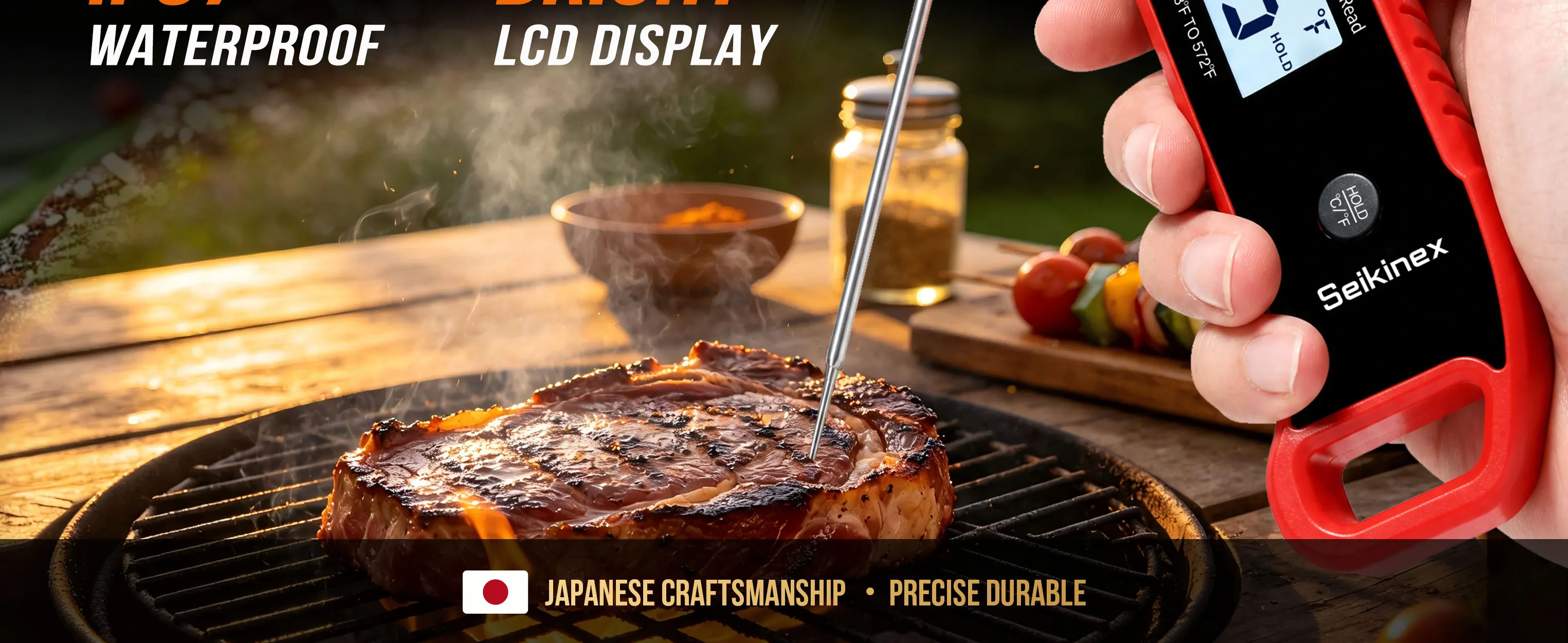 IP67 Waterproof kitchen thermometer