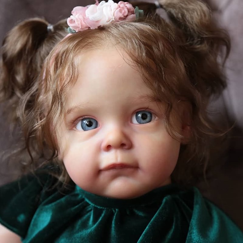 23 Inches Lifelike Sweet Virtuous Open Eyes Reborn Doll Girl - Maggie Series