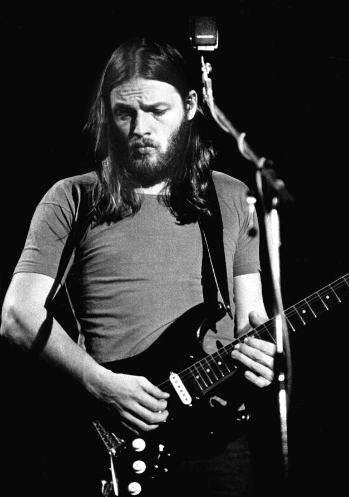 PINK FLOYD David Gilmour 11x14” Photo Poster painting! ....GUITAR ??