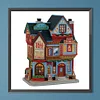 Diamond Painting-DIY Crystal Rhinestone Xmas Cottage(40x40cm)