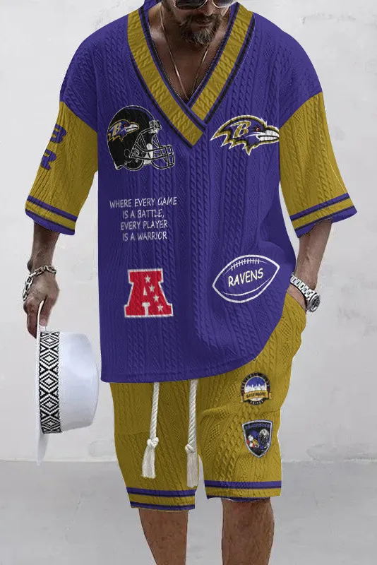 Baltimore Ravens Limited Edition Top And Shorts Two-Piece Suits