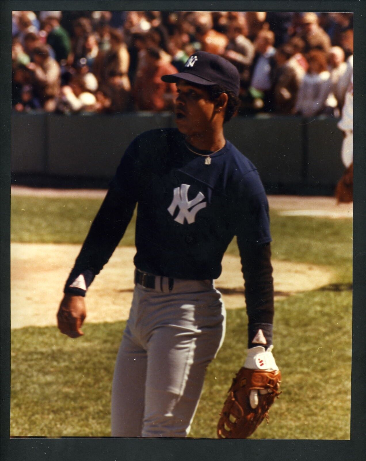 Vic Mata 1985 Opening Day Fenway Original 8 x 10 Photo Poster painting New York Yankees