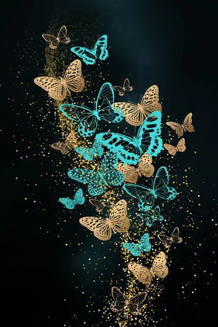 Diamond Painting - Full Round/Square Drill - Butterfly(30*40 - 50*60cm)