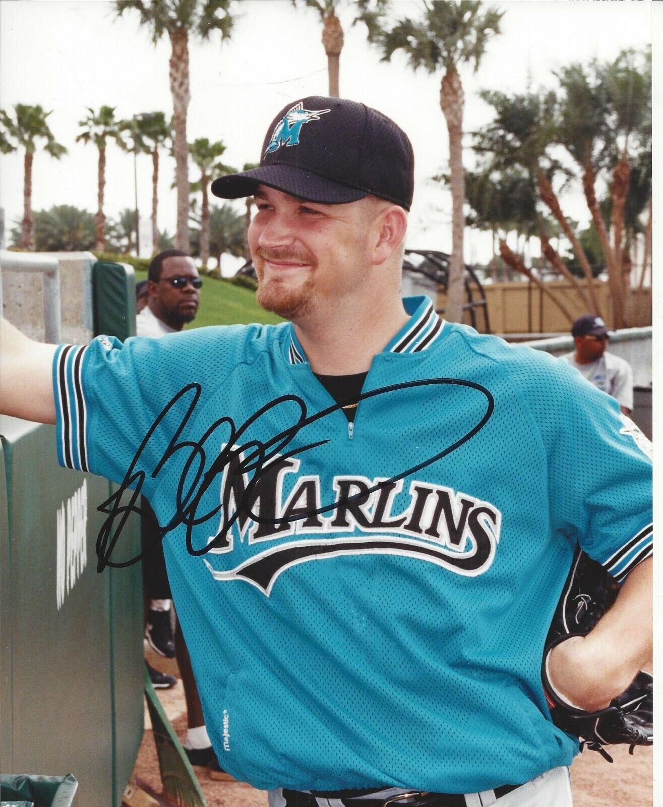 Brad Penny Autographed 8x10 Florida Marlins#S1001