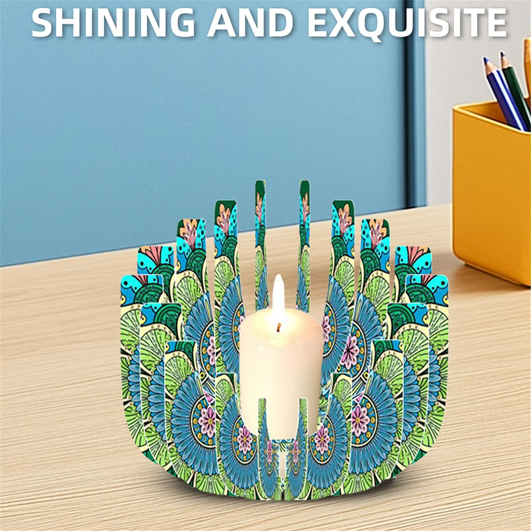 DIY Diamond Art Painting Kits of Candle Holder for Aromatherapy & Home Decor
