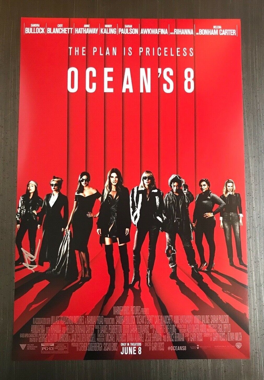 * AWKWAFINA * signed autographed 12x18 Photo Poster painting poster * OCEAN'S 8 * 2