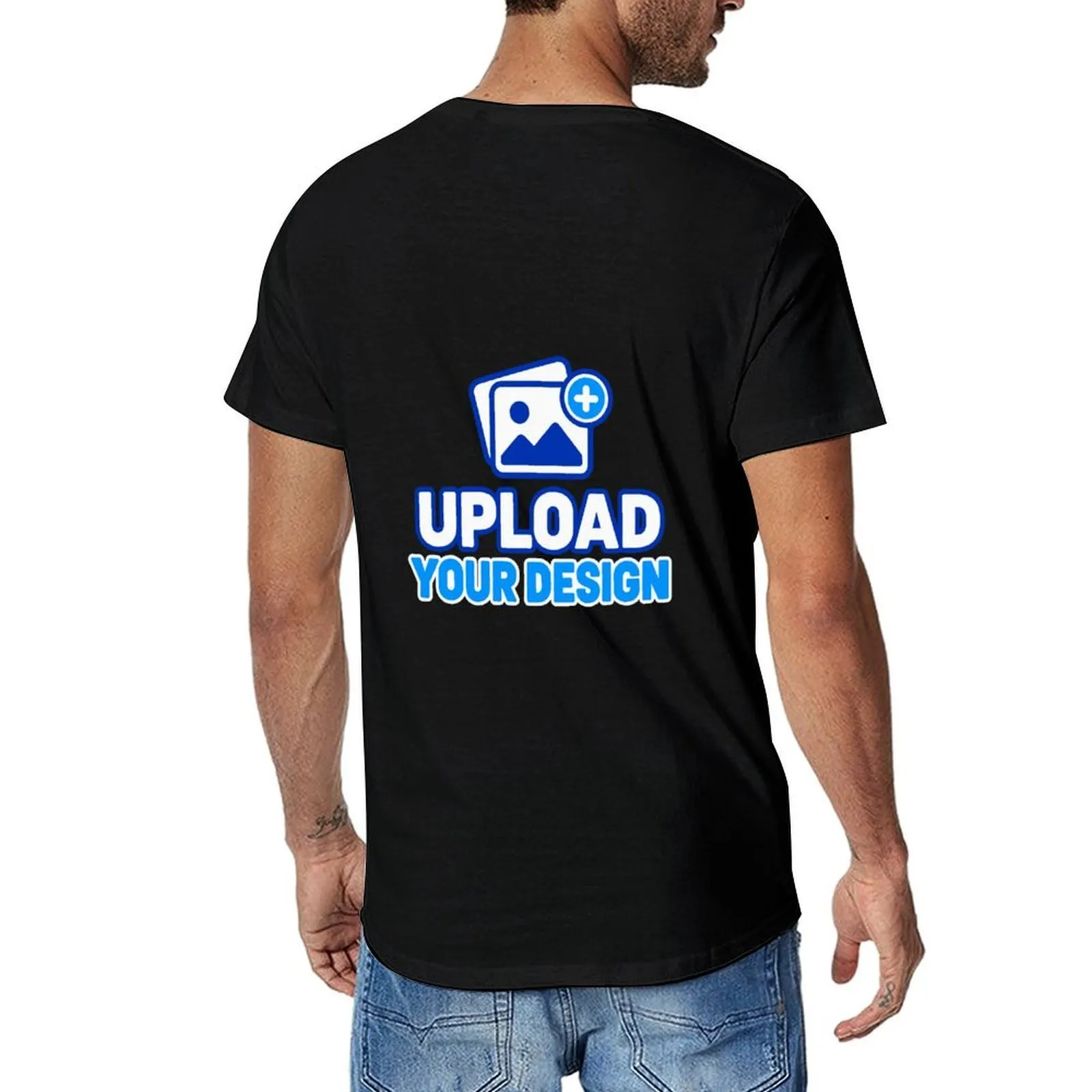 Men's Short Sleeve T-Shirt customized with your own uploaded design