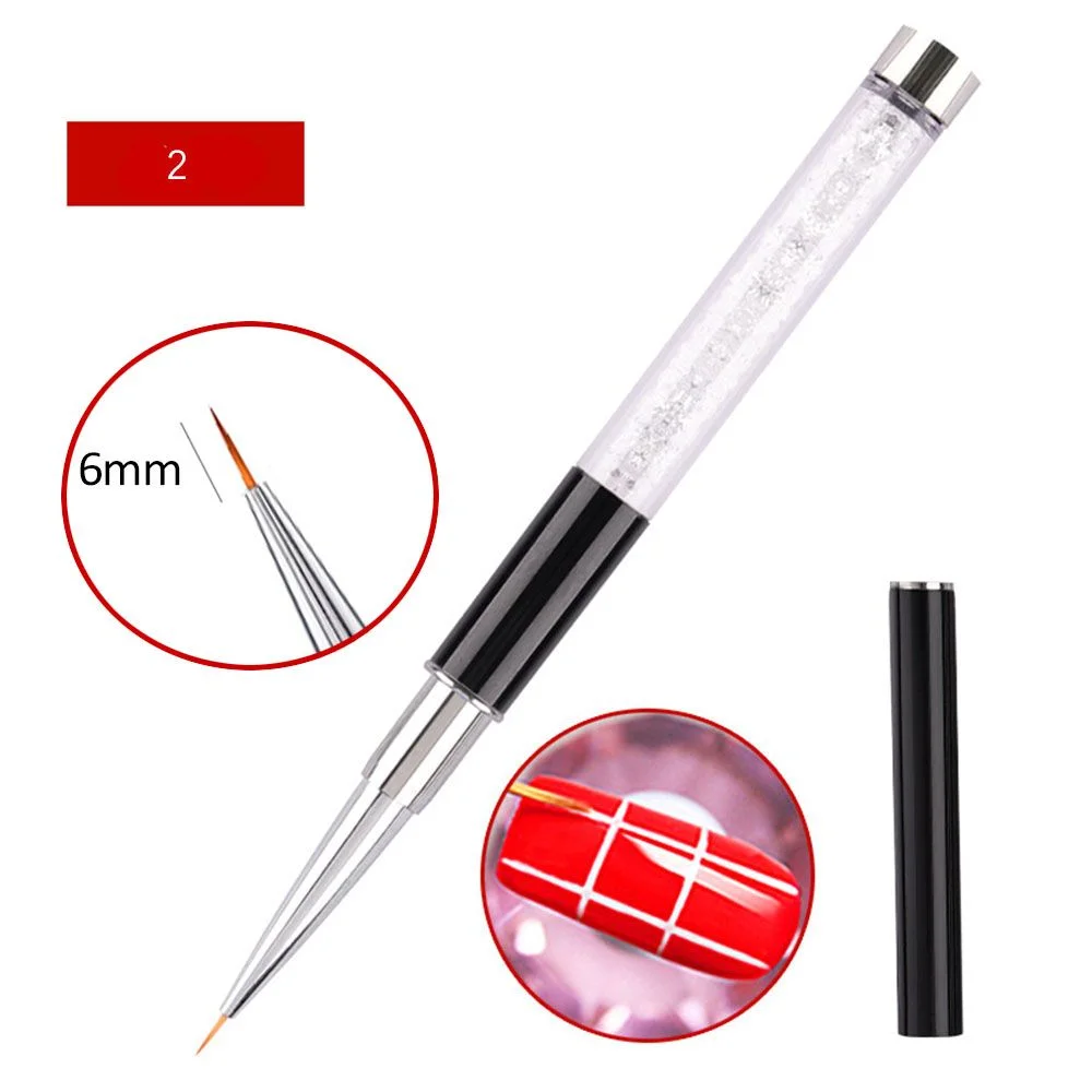 16 Types Nail Art Painting Brush UV Gel Extension Builder Carving Drawing Pen Crystal Diamond Handle Manicure Salon Tools NEW-Nail Inspo