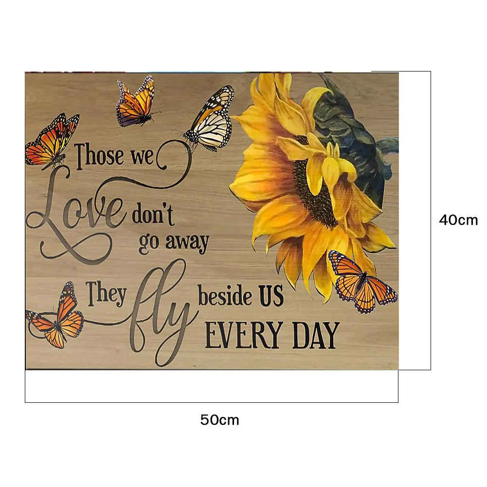 Flower Letters - Paint By Numbers(50*40cm)