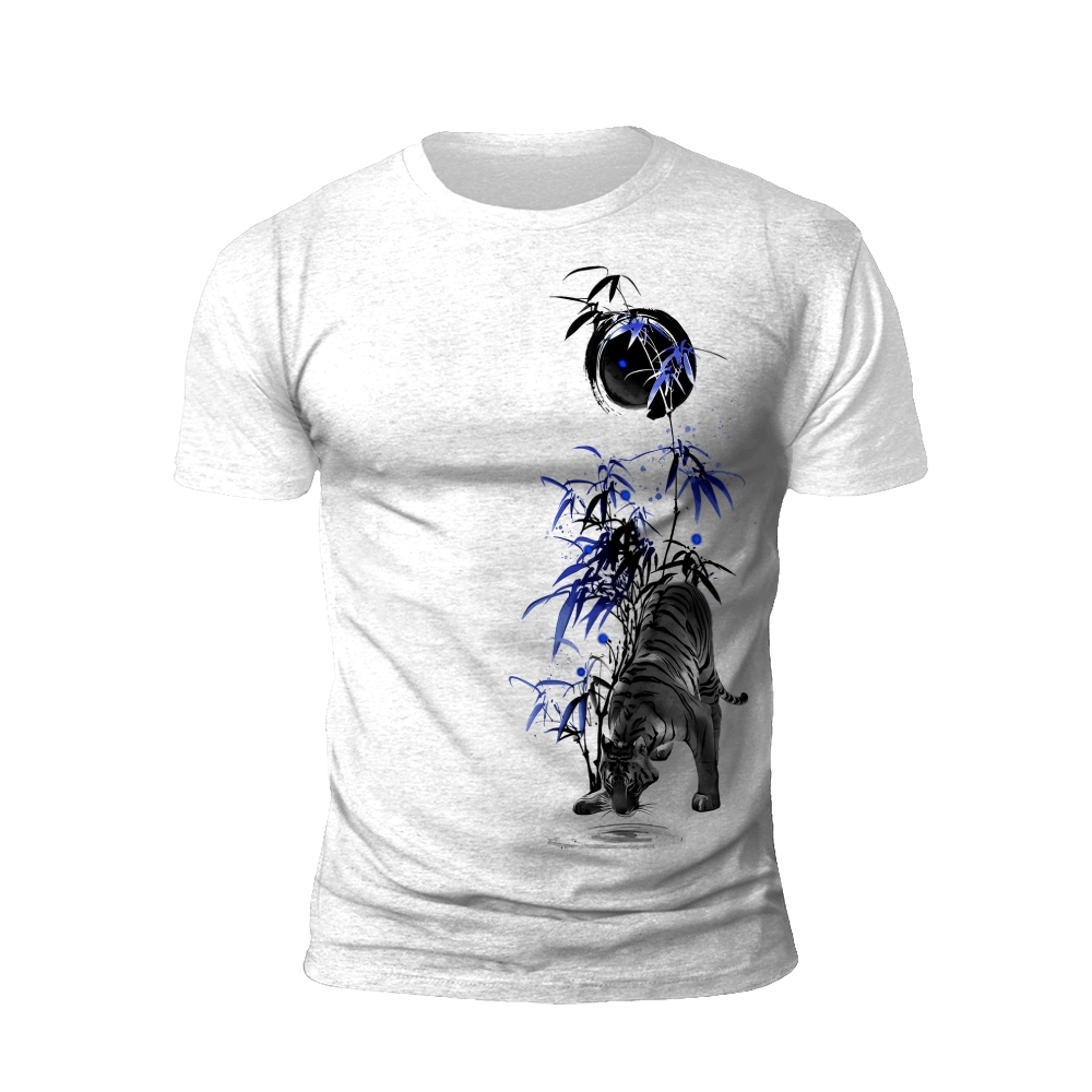 Ink Art Tiger: Oriental Ink T-Shirt