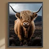 Diamond Painting-DIY Full Round Drill Highland Calf