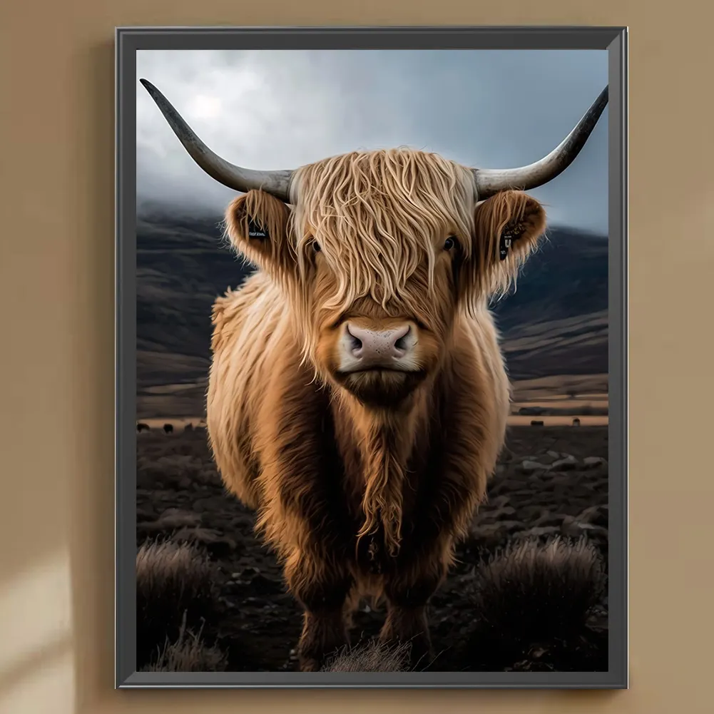 Diamond Painting - Full Round Drill - Highland Yak(Canvas|30*40cm)