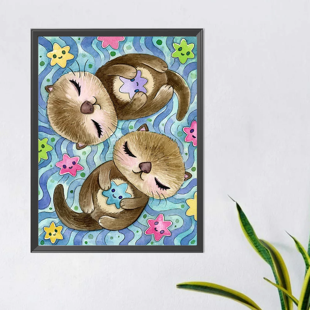 Diamond Painting - Full Round Drill - Sea Sloth(Canvas|40*50cm)