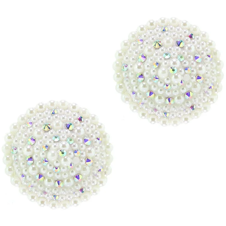 pornhint Pornhint Pearl Round Nipple Pasties
