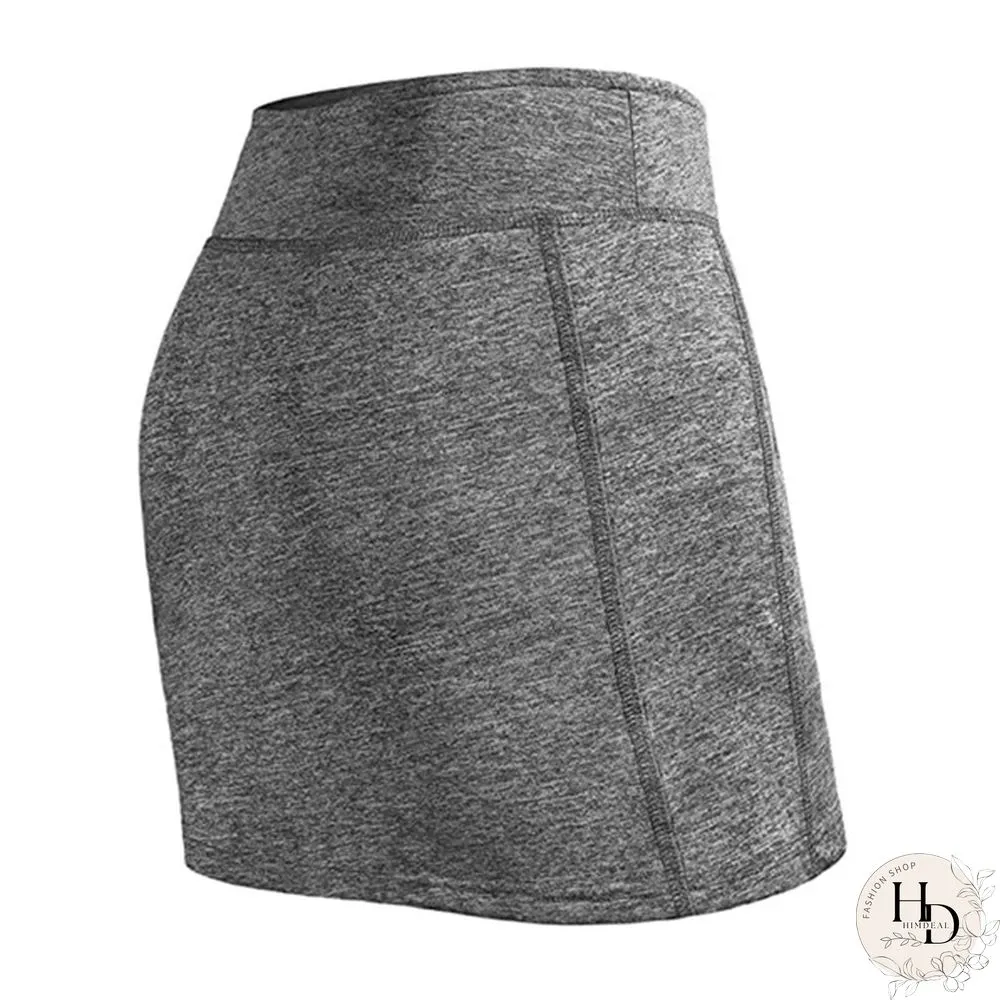 Womens Summer Athletic Tennis Skirt Golf Inner Shorts Elastic Sports Running Skort