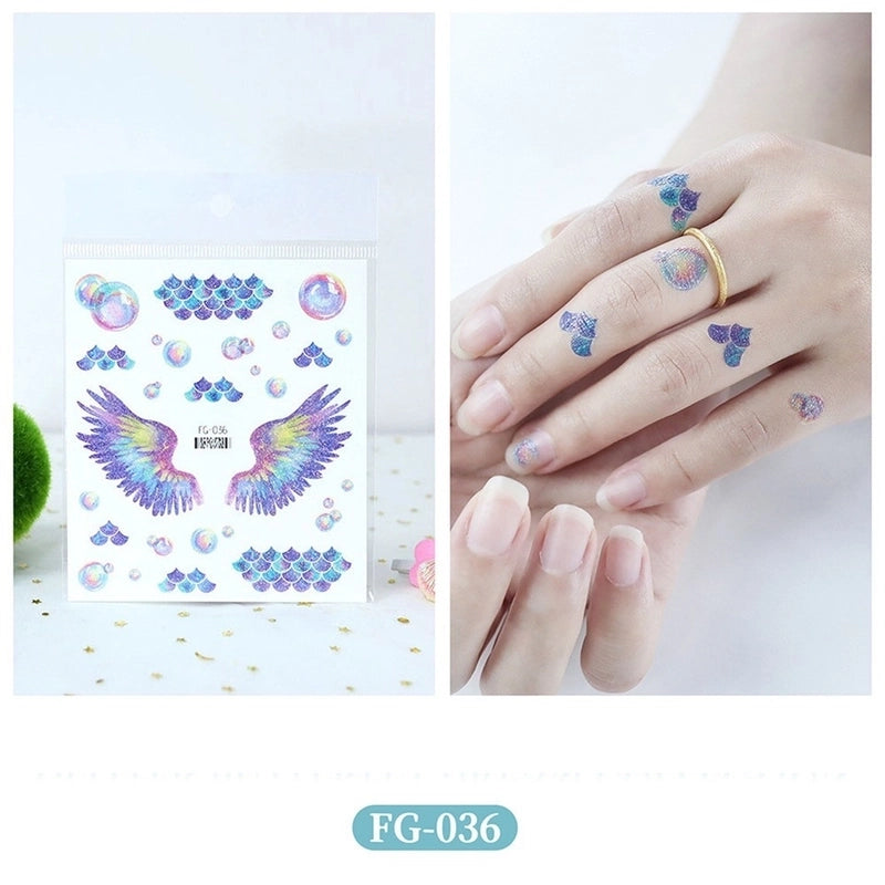 Lady Butterfly Pet Tattoos & Body Art 1 Piece