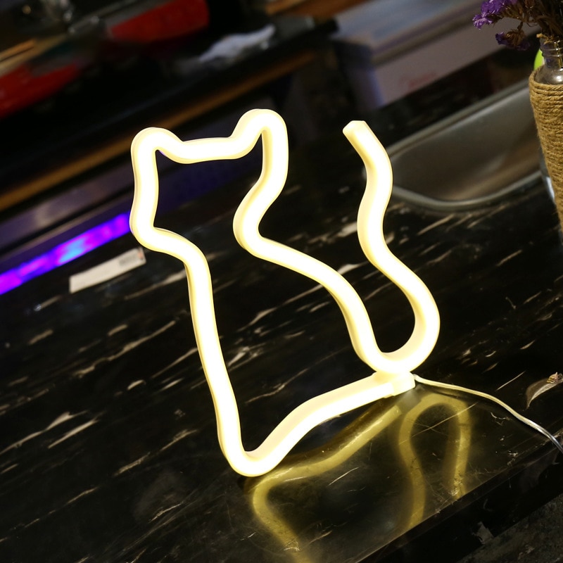 

Cat - Led Neon Light Sign, 501 Original