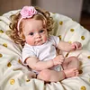 [Heartbeat & Sound] 17" Toddler Lifelike Awake Reborn Baby Doll Girl Gifts For Kids Named Cindy with Bright Brown Eyes - RBBI-Myrebornbabydoll&reg; 	 Myrebornbabydoll&reg;