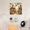 (Stamped/Counted) Halloween House-11CT Cross Stitch 50*50cm/19.69*19.69in