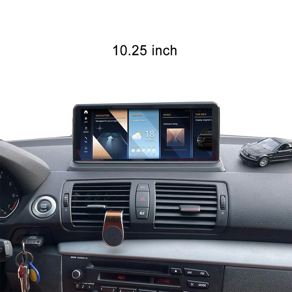 For BMW 1 Series E81 E82 E87 E88 Android Screen Apple CarPlay GPS