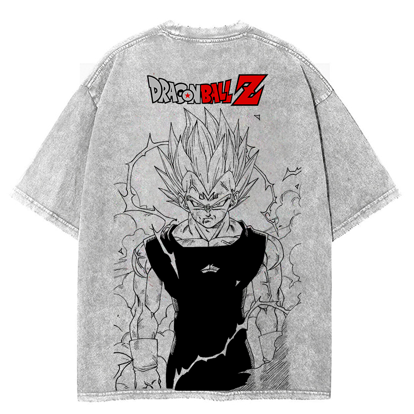 Vintage Batik Dragon Ball Anime Print T-Shirt
