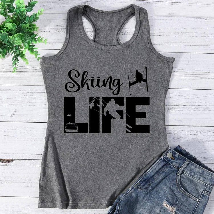 skiing life Vest Top-Annaletters