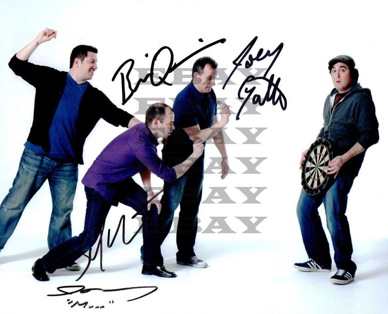 Murr-Joe-Q-Sal Impractical Jokers Autographed Signed 8x10 Photo Poster painting Reprint