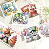 6Pcs anniversaire animal-bricolage carte de voeux
