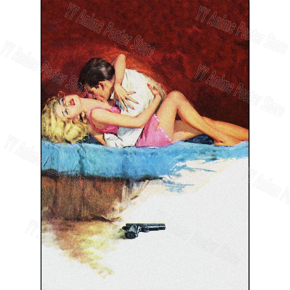 New World War II Pin Up Sexy Girl Posters Retro Classic Wall Art Bar Cafe Decor Canvas Painting Vintage Home Decoration Cuadros