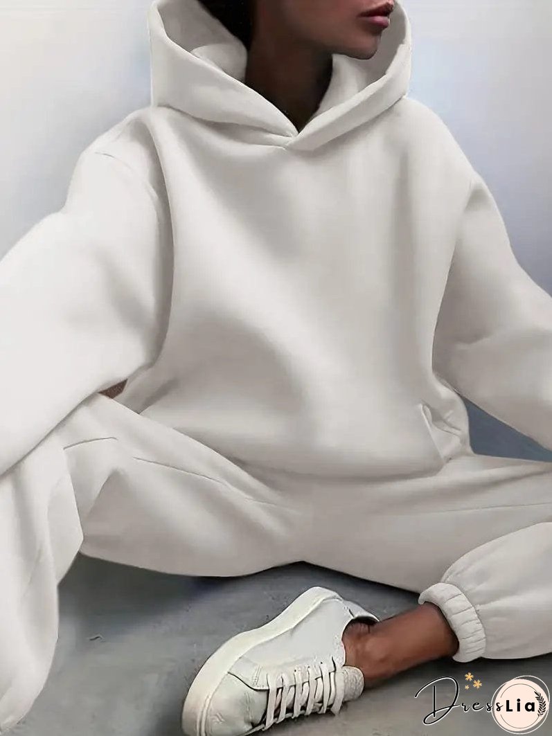 Hooded Sweatshirt and Jogger Pants Set