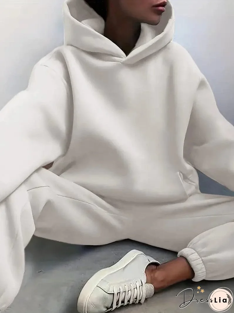 Hooded Sweatshirt and Jogger Pants Set