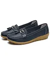 Women&lsquo;s Flat Loafer Ballet Leather Breathable Casual Shoes
