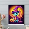 (40*50cm)Halloween Pumpkin Winged Dragon - Full Round Drill Diamond Painting