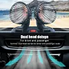 5/12/24V Air Circulator Fan 2 Speed Electric Car Fan for Car Truck SUV RV Cranes