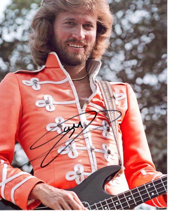 BARRY GIBB signed autographed 8x10 Photo Poster painting