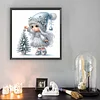 Snow Girl - Diamond Painting - Partial Special Shaped Drill(Canvas|30*30cm)