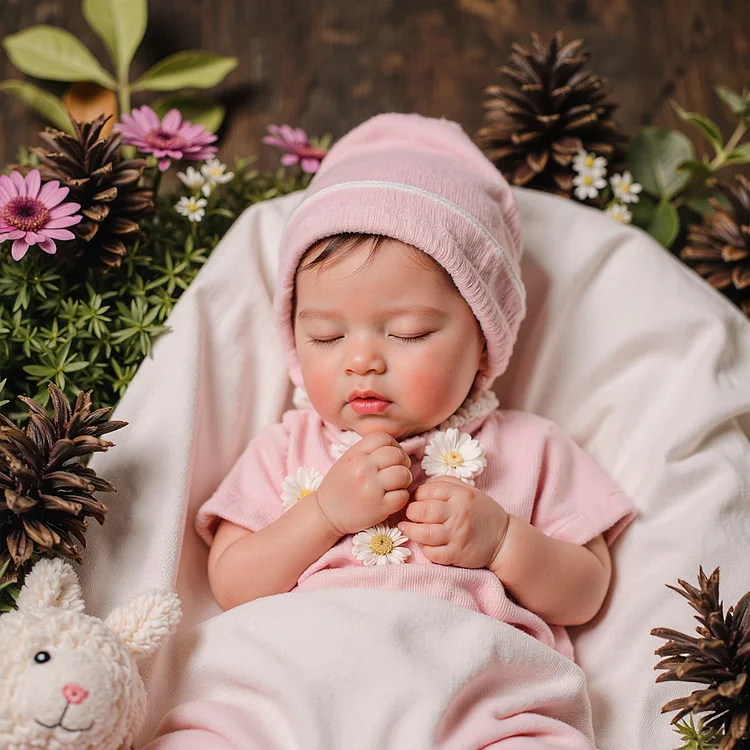 12"&16" Full Platinum Solid Silicone Sleeping Baby Doll Girl or Boy Presin and Peliara：Realistic Reborn Baby Dolls By Rsgdolls®