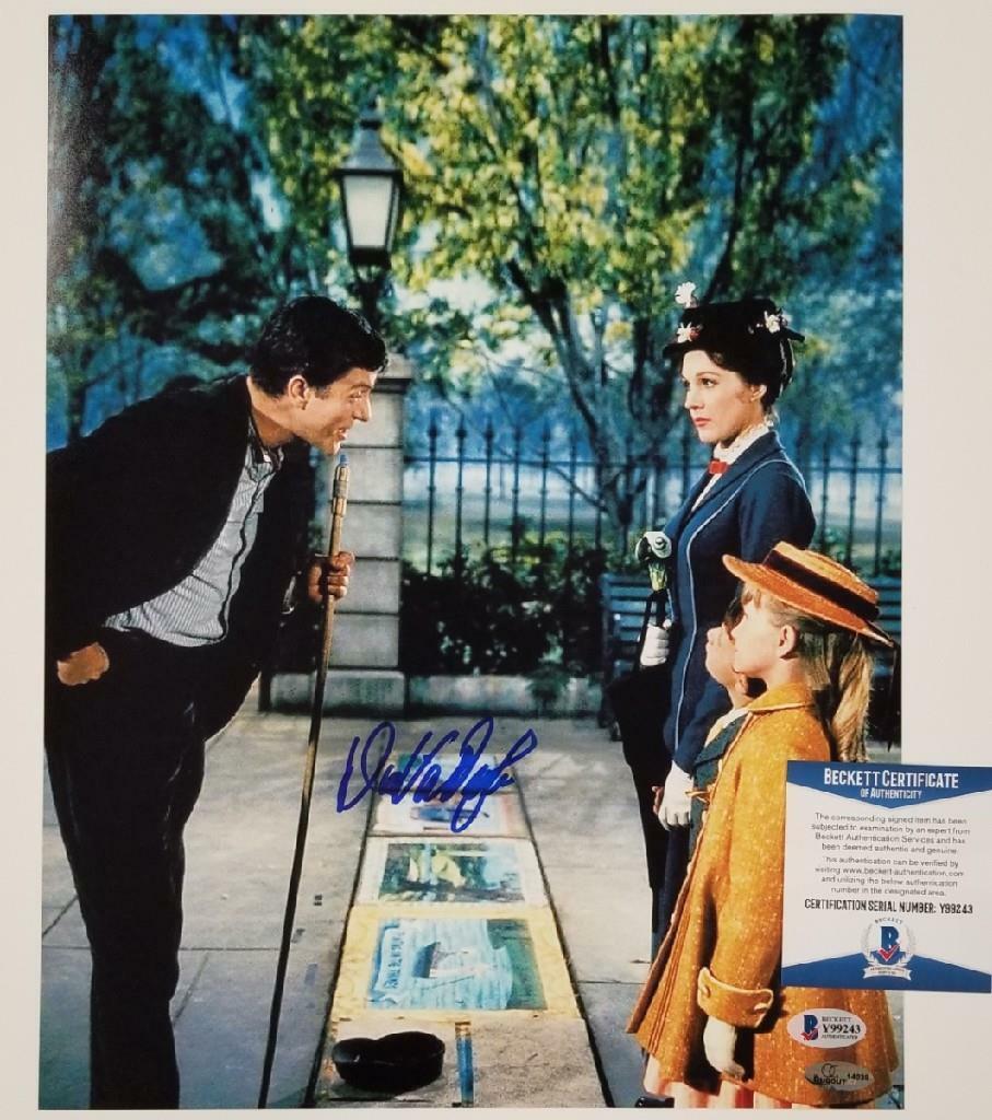 Dick Van Dyke autograph signed Mary Poppins 11x14 Photo Poster painting #3 Autograph ~ BAS COA