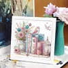 5D DIY Partial Special Shaped Drill Diamond Painting Bird Book With Frame Kit 19.2x19.2cm