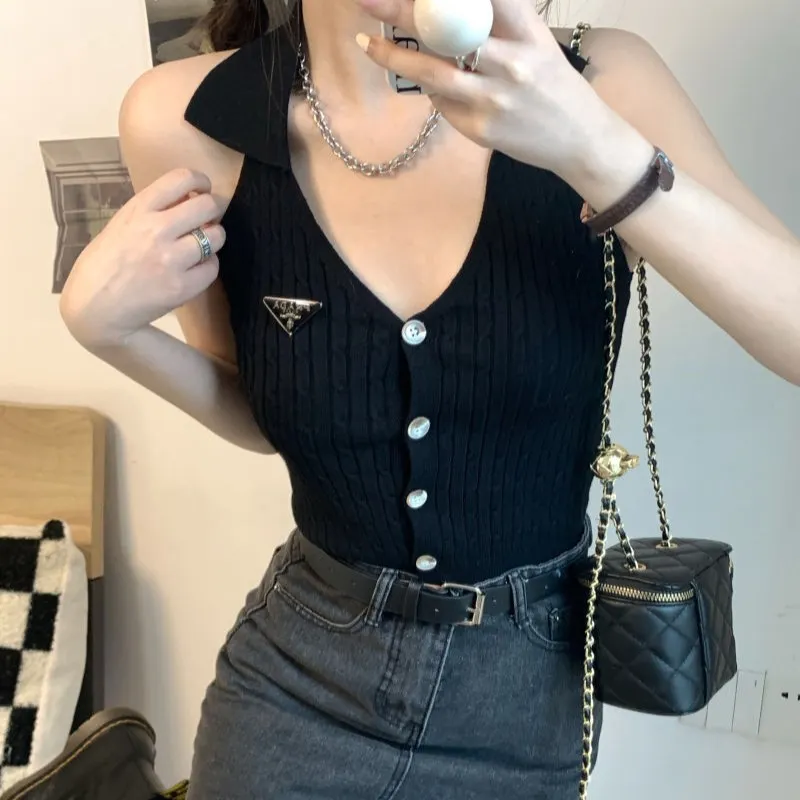 Uveng Uveng Small Vest Women Summer New Korean Version Of Sexy Babes Wearing Sleeveless Tops