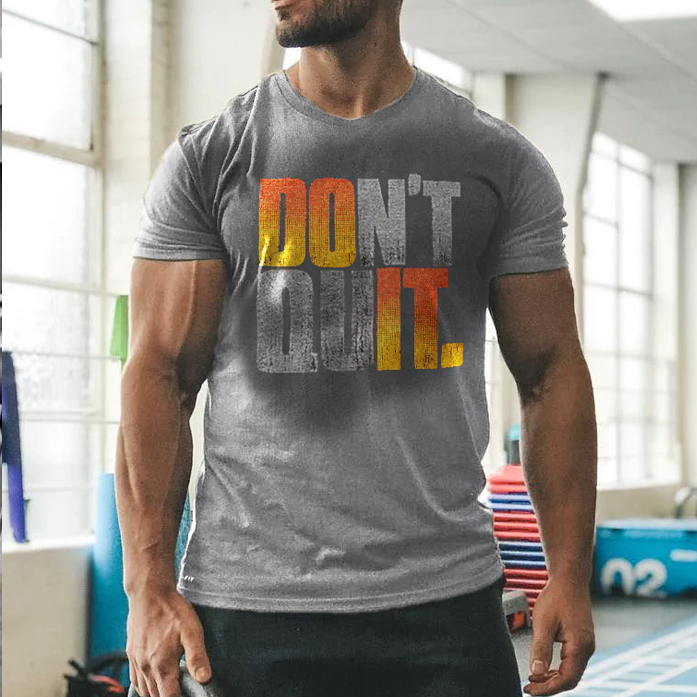Don't Quit Printed Men's T-shirt