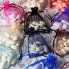 10 Pack | 3"x4" Fuchsia Organza Drawstring Wedding Party Favor Gift Bags