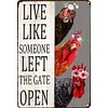 Chicken Warning - Vintage Metal Signs(8*12Inch/12*16Inch) - Chicken
