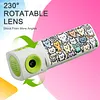 1080P 2K Digital Camera Thumb Keychain Camera 0.96 In LCD Screen HD Video Recorder 230 Rotatable Lens Portable Small Camcorder for Students Outdoor Photography